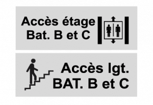 Signalétique intérieure